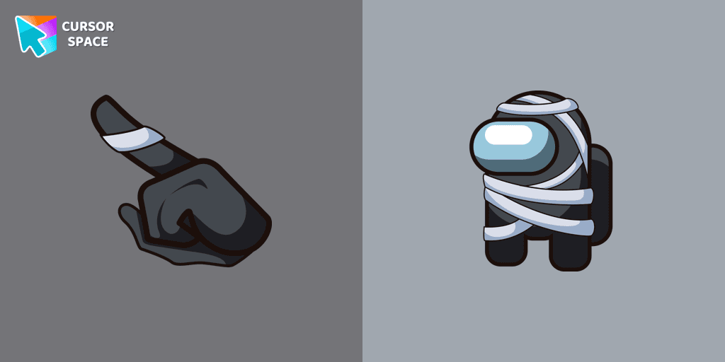 Among Us Mummy Character cursor